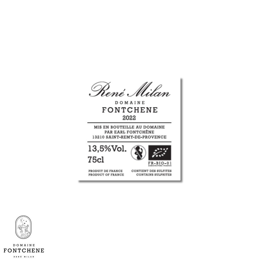 Domaine Fontchêne "Antique" rouge 2022 contre etiquette