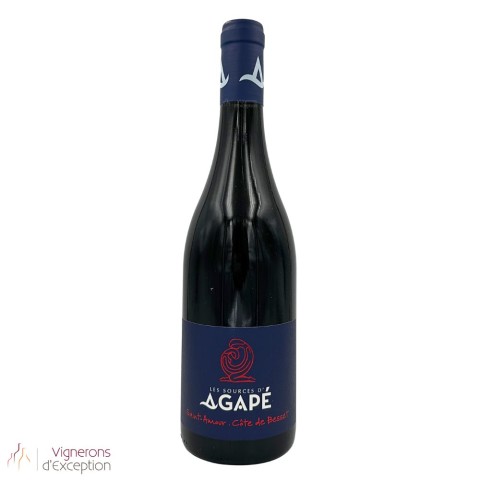 Les Sources d'Agapé Saint-Amour "Côte de Besset" rouge 2020 bouteille 2