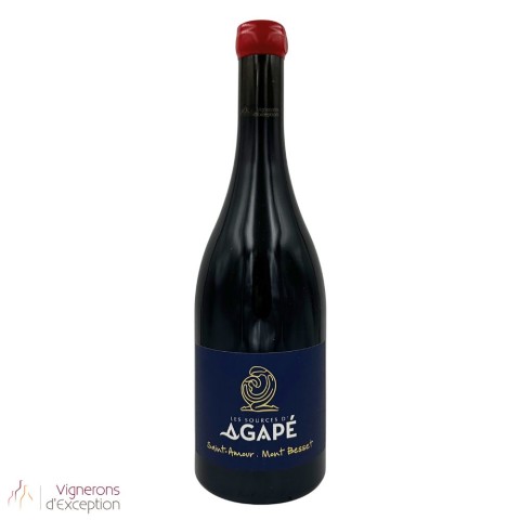 Les Sources d'Agapé Saint-Amour "Mont Besset" rouge 2020 bouteille 2