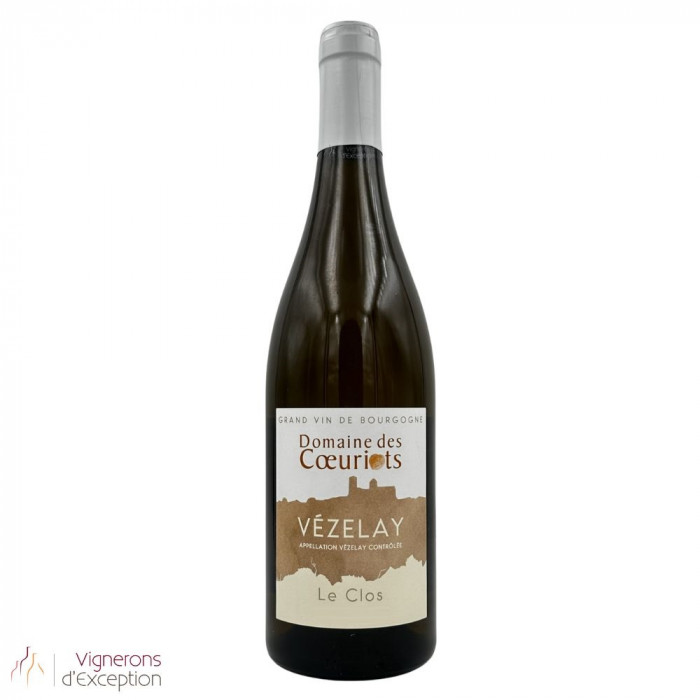 Domaine des Coeuriots Vézelay "Le Clos" blanc sec 2023