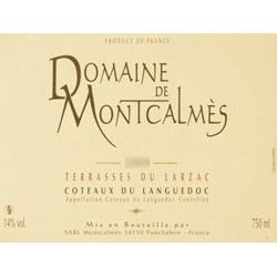 Domaine de Montcalmès rouge 2022 etiquette