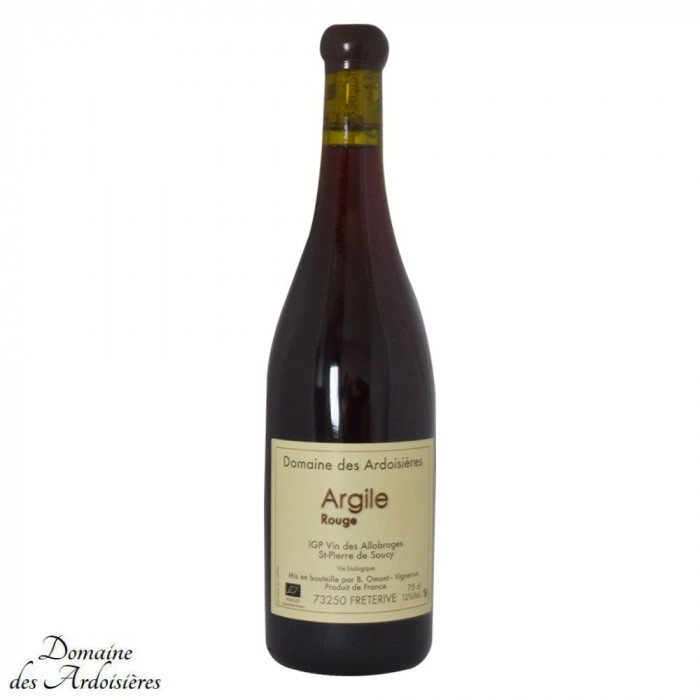 Domaine des Ardoisières "Argile" rouge 2024 bouteille