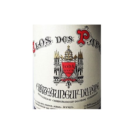 Clos des Papes Chateauneuf du Pape rouge 2023 etiquette