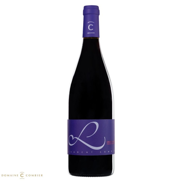 Domaine Combier Crozes-Hermitage "Cuvée L" rouge 2024 bouteille Domaine Combier Crozes-Hermitage "Cuvée L" rouge 2024 bouteille