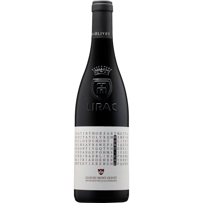 Clos du Mont-Olivet Lirac "Mont-Cau" (mourvèdre) rouge 2023 bouteille