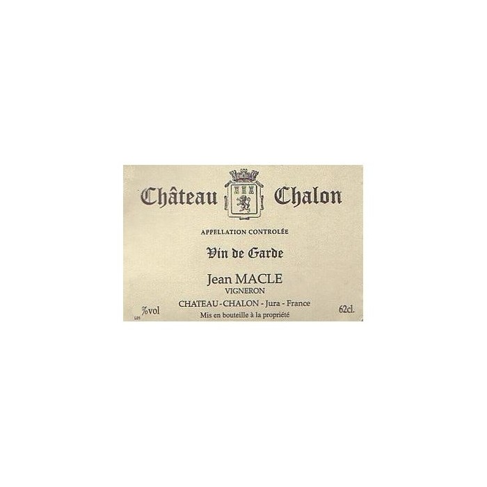 Domaine Jean Macle Chateau Chalon vin jaune 2017 étiquette
