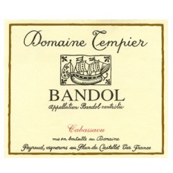 Domaine Tempier "Cabassaou" Bandol rouge 2023 etiquette