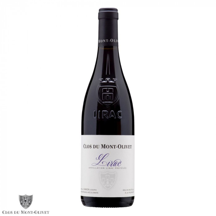 Clos du Mont-Olivet Lirac rouge 2023 bouteille