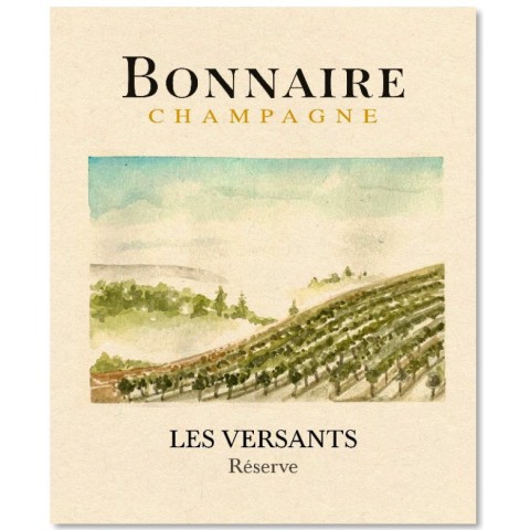 Champagne Bonnaire "Les Versants" Réserve etiquette