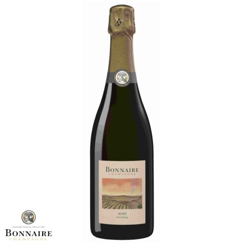 Champagne Bonnaire Brut Rosé bouteille 2