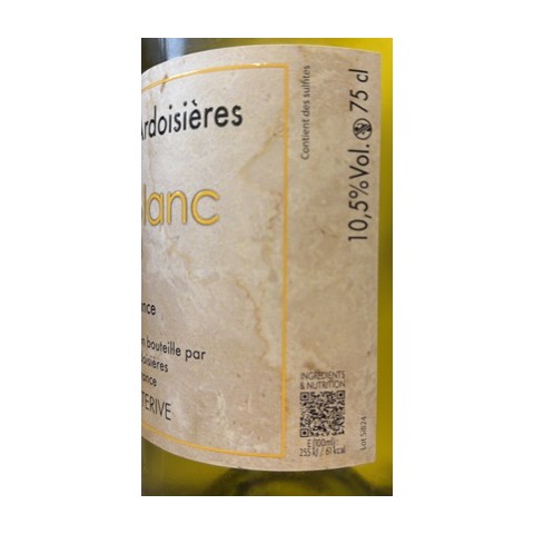 Maison des Ardoisières "Silice" blanc sec 2024 bouteille 2