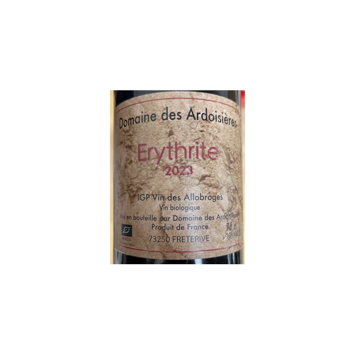 Domaine des Ardoisières "Erythrite" (mondeuse) red 2023