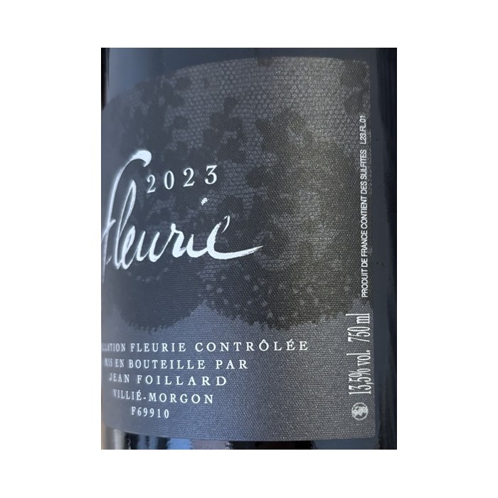Domaine Jean Foillard Fleurie red 2023