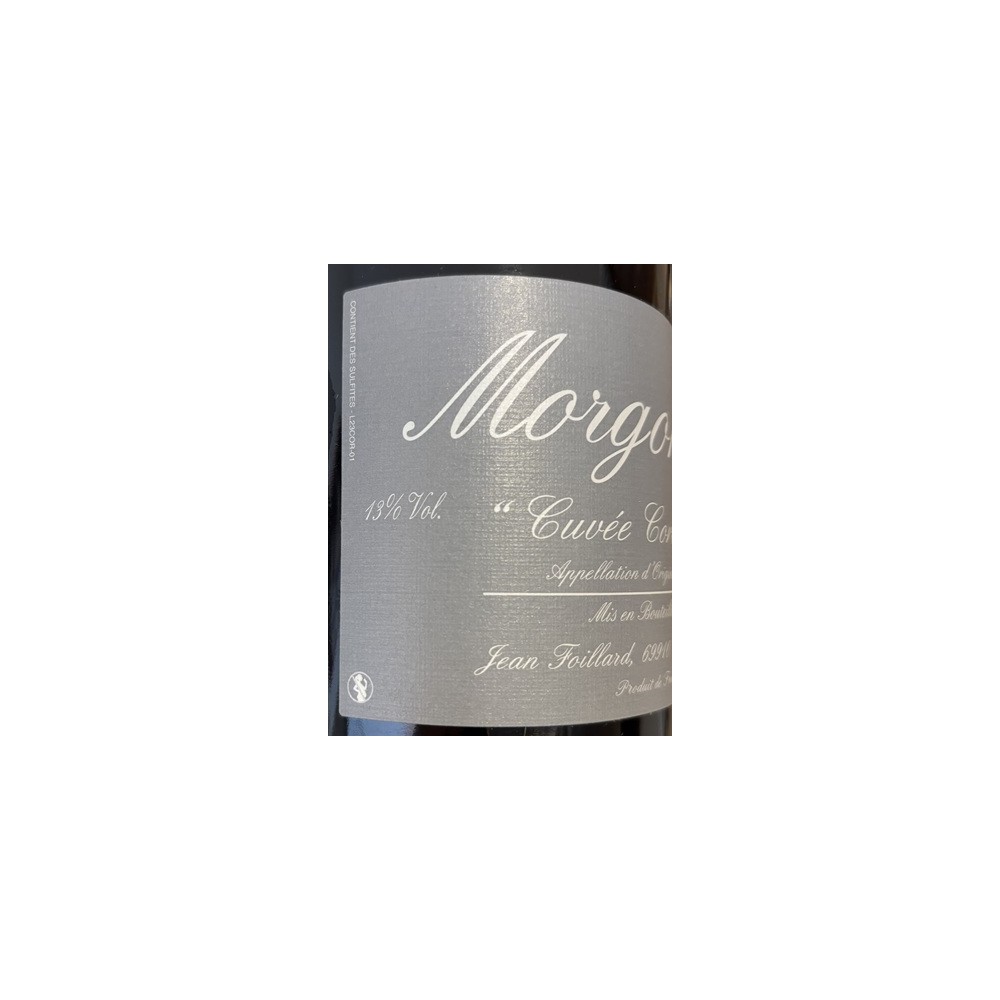 Jean-foillard morgon corcelette 2023 contre etiquette