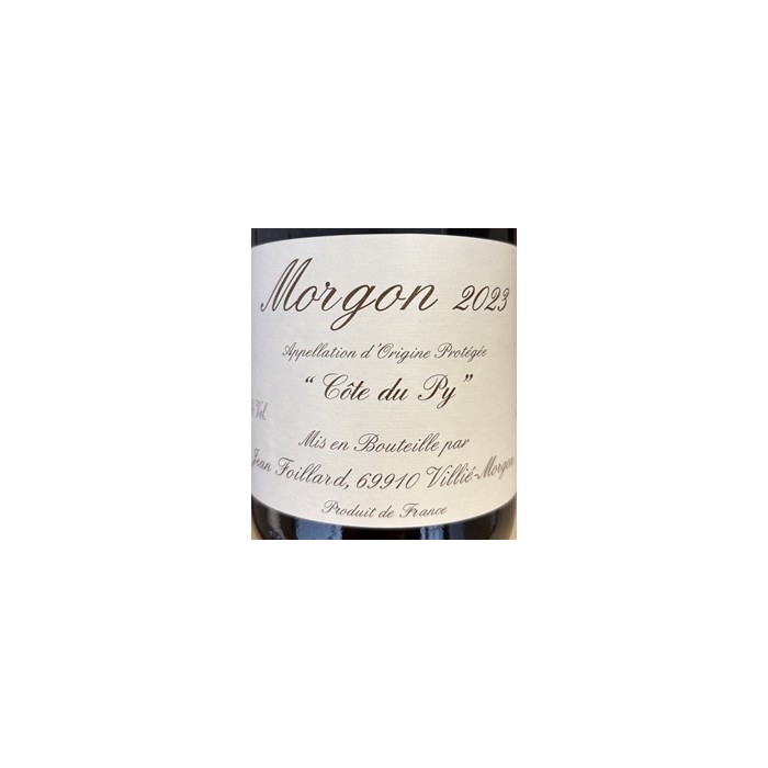 Domaine Jean Foillard Morgon "Cote du Py" red 2023