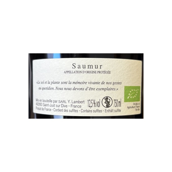 Domaine Arnaud Lambert Saumur "Mazurique" red 2023