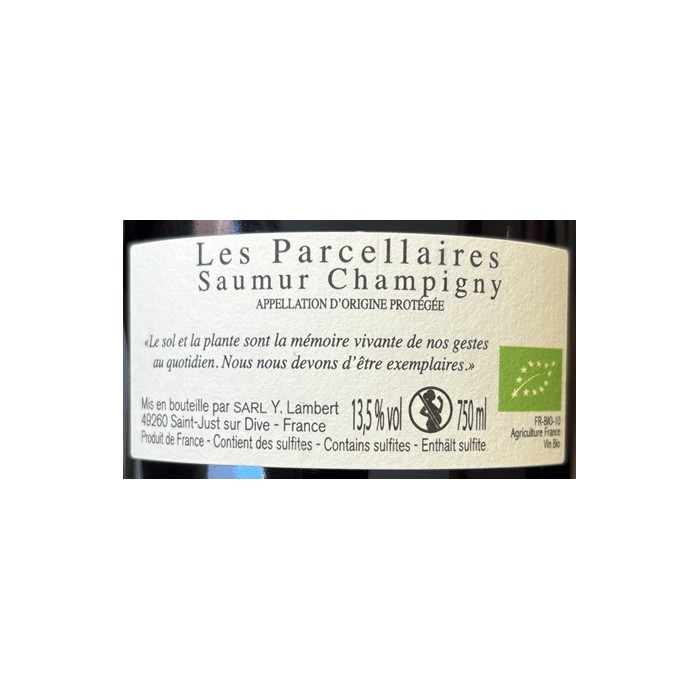 Domaine Arnaud Lambert Saumur Champigny "Moleton" red 2020