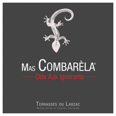 Mas Combarèla Terrasses du Larzac "Ode aux Ignorants" rouge 2022 bouteille 2
