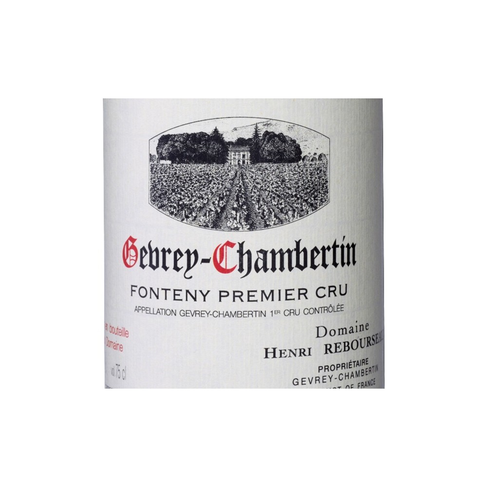 Domaine Henri Rebourseau Gevrey Chambertin 1er Cru "Fonteny" rouge 2023 etiquette