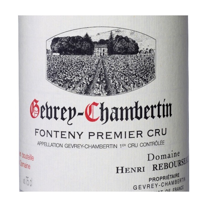 Domaine Henri Rebourseau Gevrey Chambertin 1er Cru "Fonteny" rouge 2023 etiquette