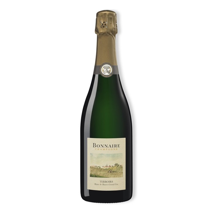 Champagne Bonnaire Terroirs Grand Cru Blanc de Blancs bouteille