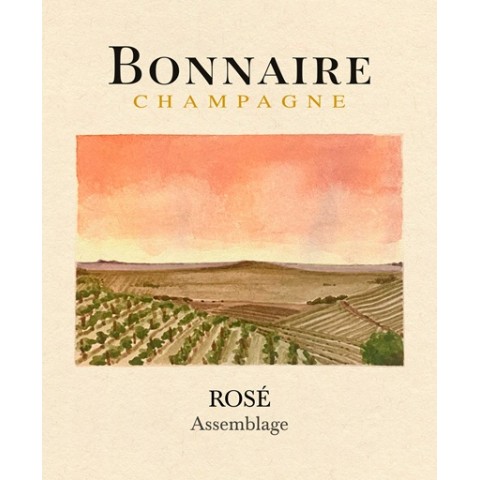 Champagne Bonnaire Brut Rosé bouteille 2