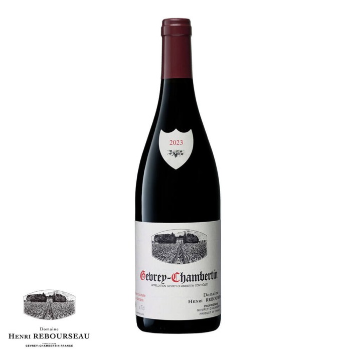 Domaine Henri Rebourseau Gevrey Chambertin red 2023 bottle