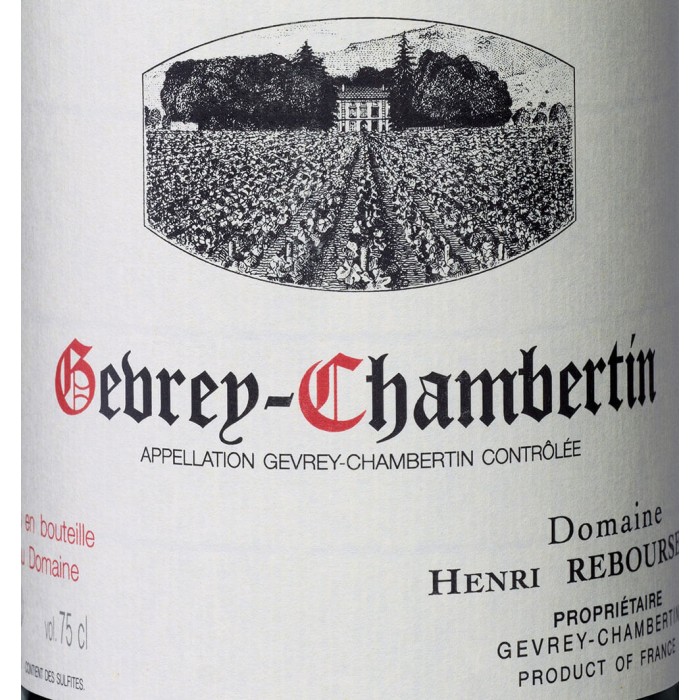Domaine Henri Rebourseau Gevrey Chambertin red 2023 label