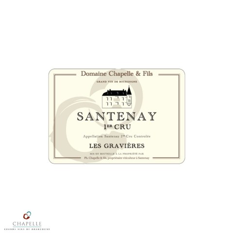 Domaine Chapelle Santenay 1er cru "Les Gravières" rouge 2023 bouteille 2