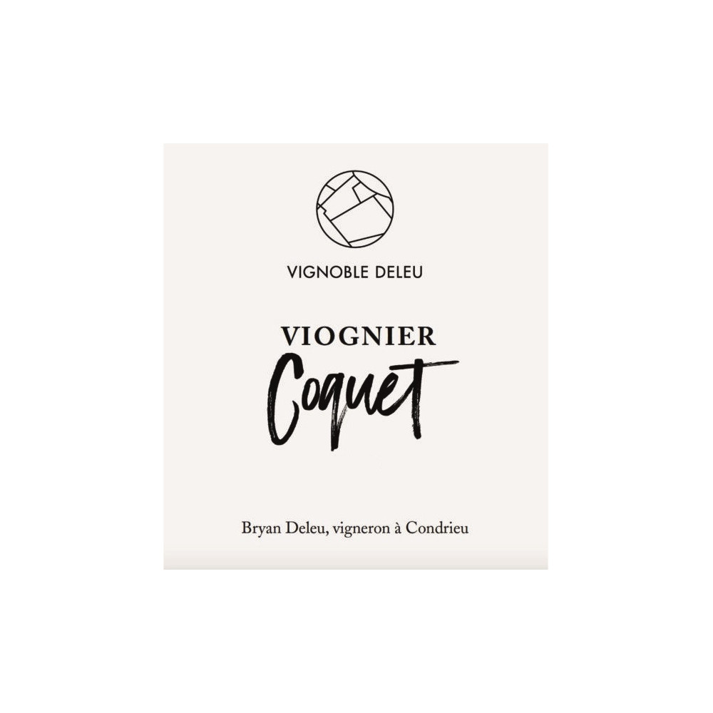 Bryan Deleu IGP "Coquet" (viognier) dry white 2024