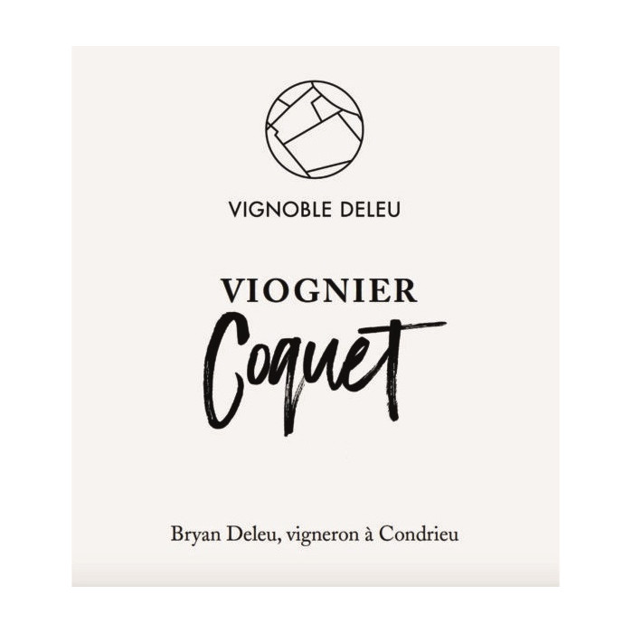 Bryan Deleu IGP "Coquet" (viognier) dry white 2024