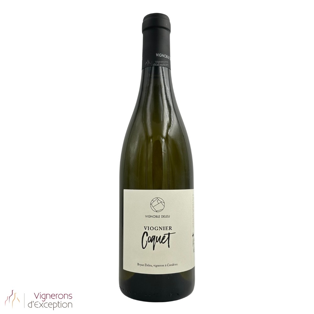 Bryan Deleu IGP "Coquet" (viognier) blanc sec 2024 bouteille