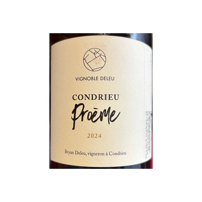 Bryan Deleu Condrieu "Proème" dry white 2024