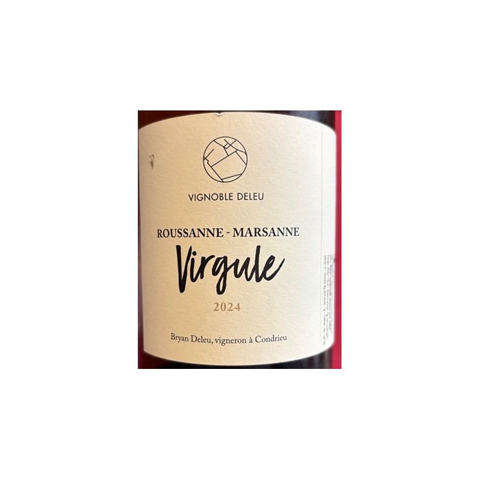 Bryan Deleu VdF "Virgule" (roussanne/marsanne) dry white 2024