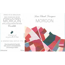 Domaine Louis-Claude Desvignes Morgon Corcelette rouge 2024 bouteille 2