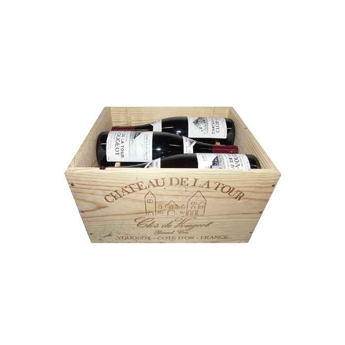 Château de la Tour Clos Vougeot Grand Cru "Vieilles Vignes" rouge 2022 (3 bouteilles) caisse bois