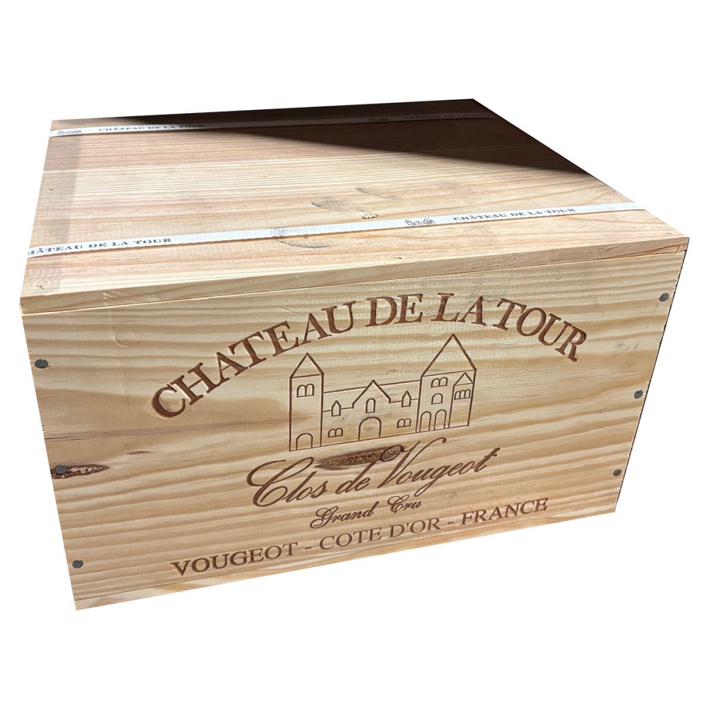 Château de la Tour Clos Vougeot Grand Cru "Vieilles Vignes" rouge 2022 (3 bouteilles) caisse bois