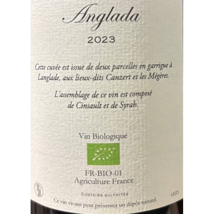 Roc d'Anglade Anglada red 2023 label