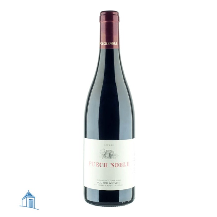 Rene Rostaing : Domaine Puech Noble Languedoc red 2023 bottle