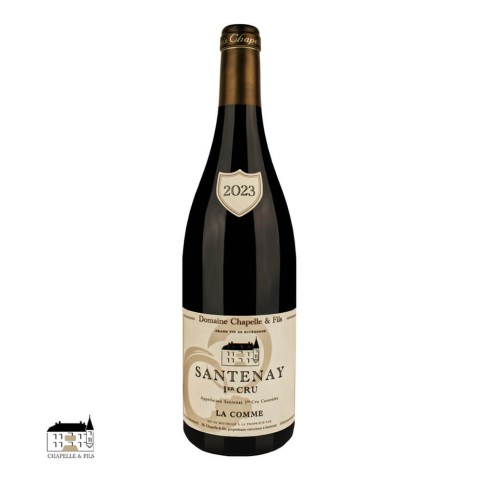 Domaine Chapelle Santenay rouge 1er cru "La Comme" 2023 bouteille