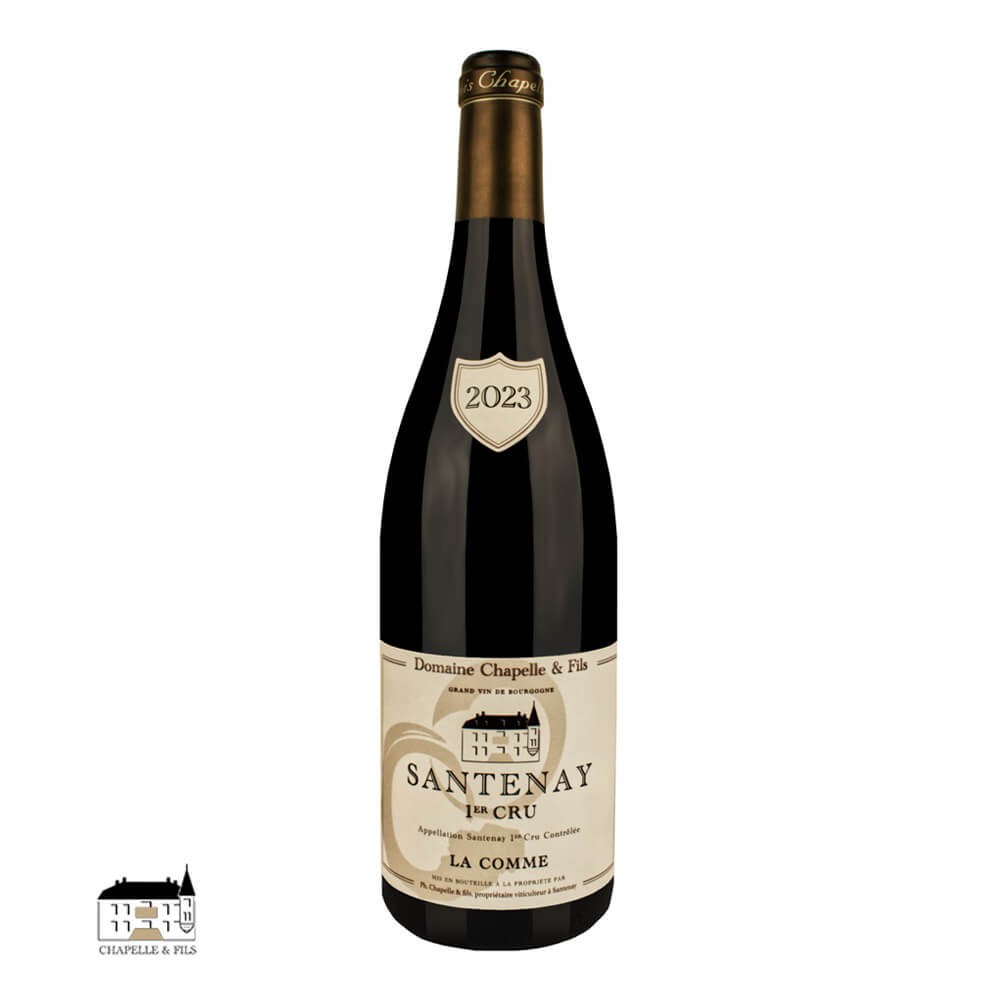 Domaine Chapelle Santenay rouge 1er cru "La Comme" 2023 bouteille