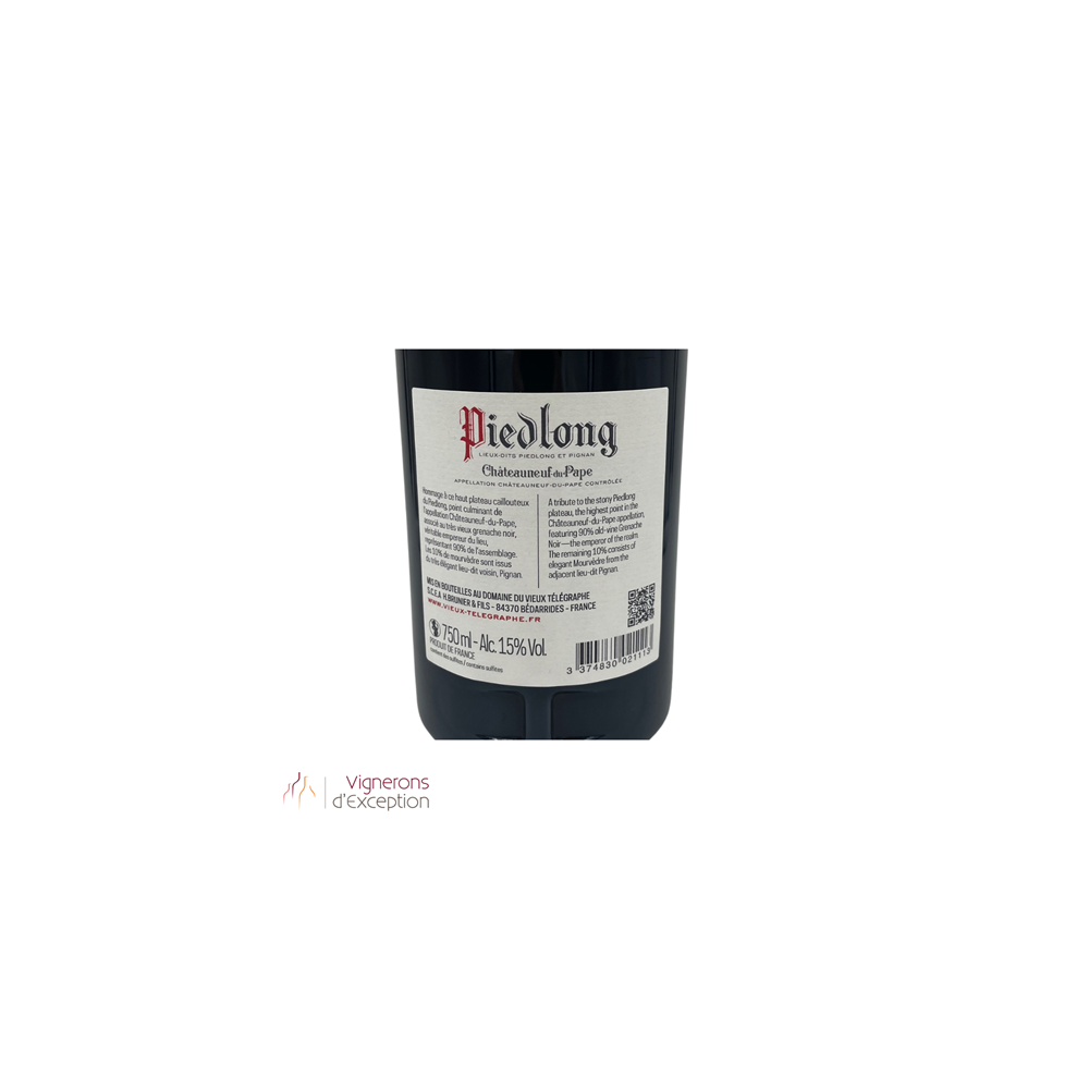 Vignoble Brunier Chateauneuf-du-Pape "Piedlong" red 2022