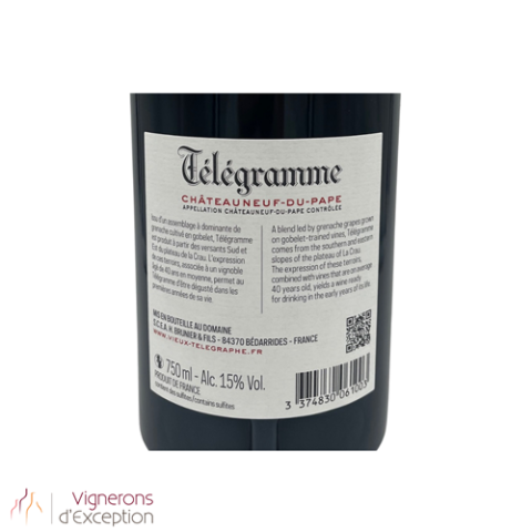Vignobles Brunier Chateauneuf-du-Pape "Telegramme" red 2023 2