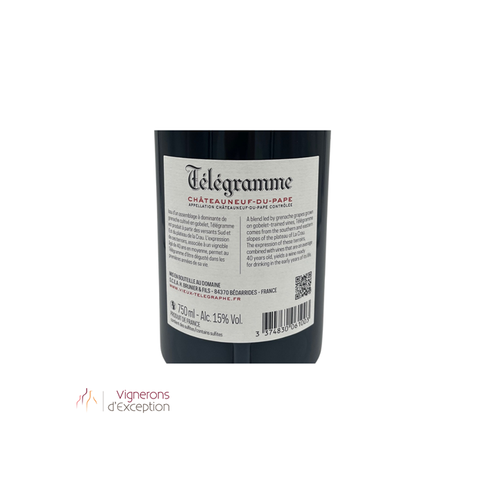 Vignobles Brunier Chateauneuf-du-Pape "Telegramme" red 2023
