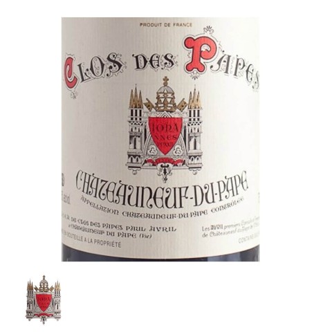 Clos des Papes Châteauneuf-du-Pape rouge 2022 bouteille 2