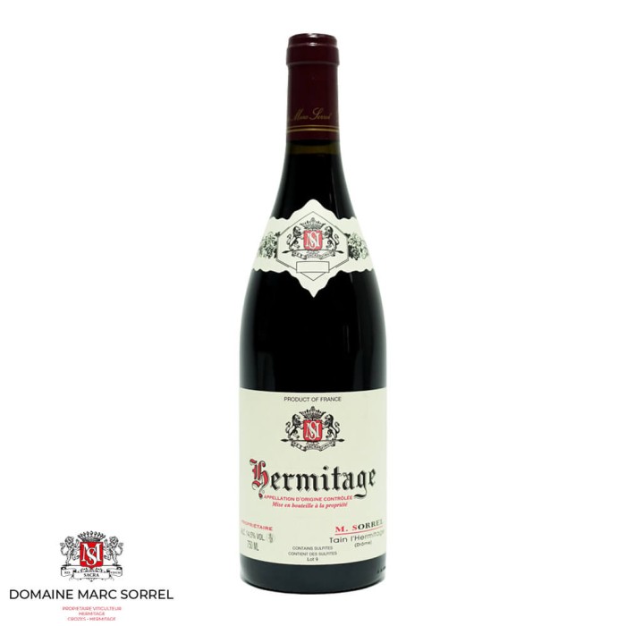 Domaine Marc Sorrel Hermitage red 2022 bottle