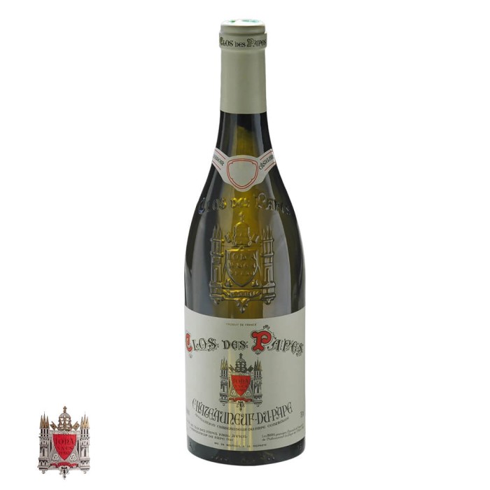 Clos des Papes Chateauneuf-du-Pape white 2023 bottle