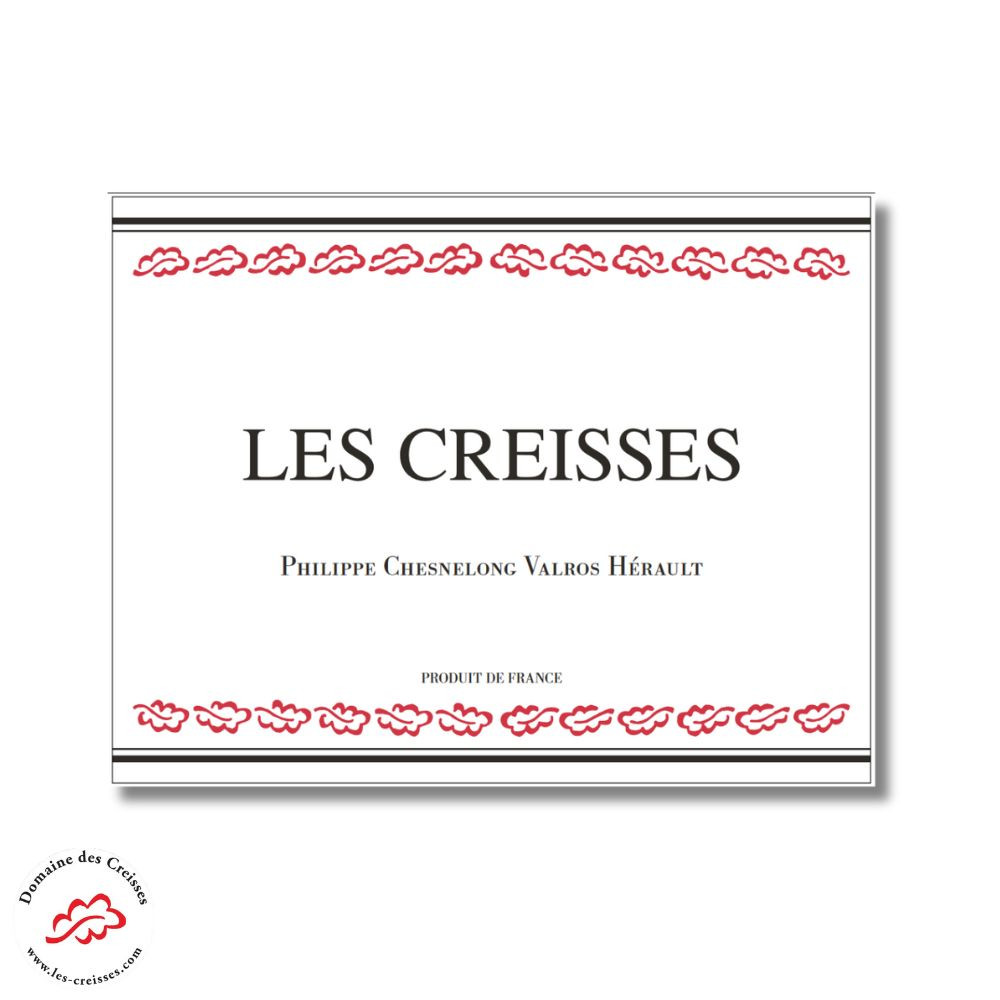 Domaine des Creisses rouge 2024 étiquette