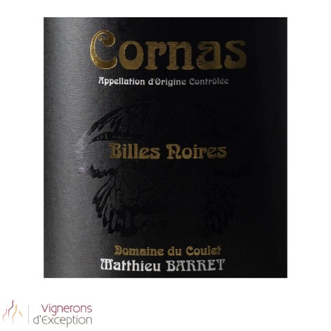 Domaine du Coulet Matthieu Barret Cornas "Billes Noires" rouge 2022 (3 bouteilles) 2