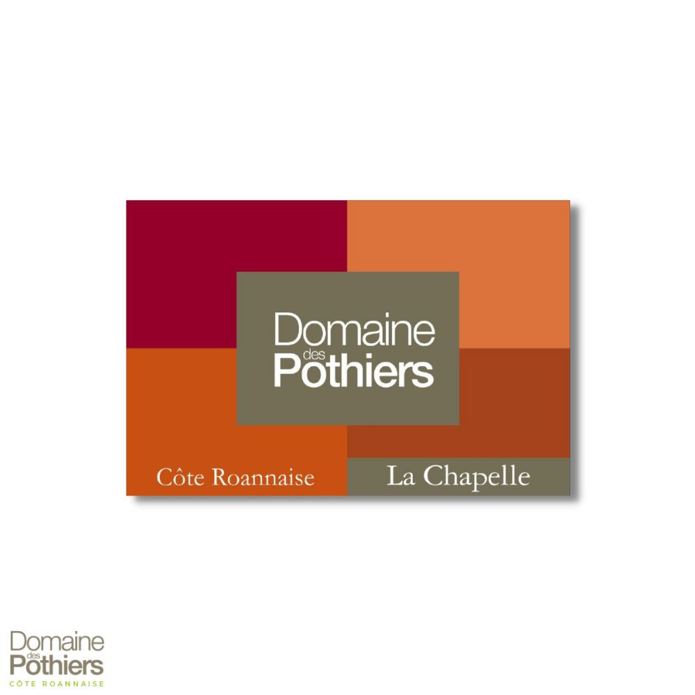 Domaine des Pothiers Côte Roannaise "La Chapelle" rouge 2023 etiquette